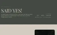 Said Yes! theme preview
