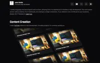 Shadowstack Portfolio theme preview