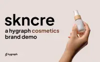 SKNCRE, a Hygraph cosmetics brand e-commerce theme preview