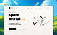 Space Ahead theme preview