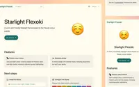 Starlight Flexoki theme preview