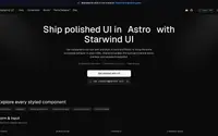Starwind UI theme preview
