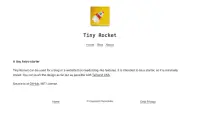 Tiny Rocket theme preview