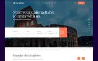 Travellian - Travel Agency Landing Page theme preview