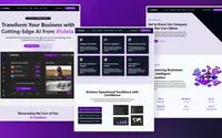 Violeta SaaS AI theme preview