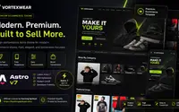 Vortexwear theme preview