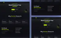 Web3 DeFi Partner Agency theme preview