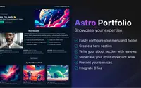 Webcore Portfolio theme preview