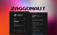 Zaggonaut theme preview