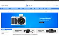 Artify Electronics theme preview