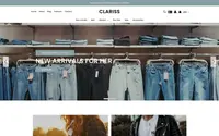 Clariss Fashion theme preview