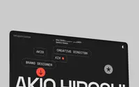 Akio theme preview
