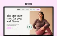 Aplace Yoga Fitness theme preview