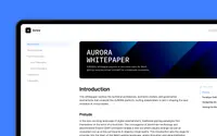 Aurora Docs theme preview