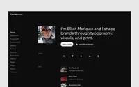 Biofolio theme preview