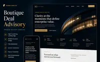 Boutique Advisory theme preview
