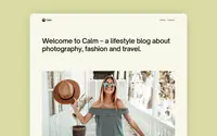 Calmm theme preview