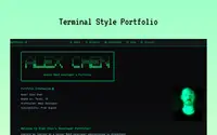 CLIfolio theme preview
