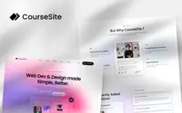 CourseSite theme preview