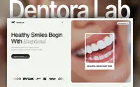 Dentora Lab theme preview