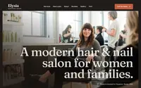 Elysia Salon theme preview
