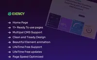 Exency theme preview