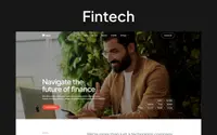 Financio theme preview