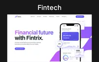 Fintechio theme preview