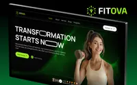 Fitova Fitness theme preview