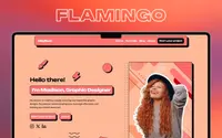 Flamingo theme preview