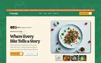 Foodly theme preview