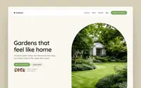 Gardenza theme preview