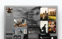 Glasso theme preview