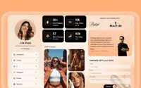 GlowLink Bento theme preview
