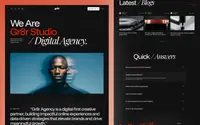 Gr8r Website theme preview