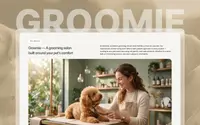 Groomie theme preview
