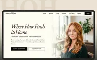 Hair Salon theme preview