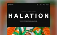 Halation theme preview