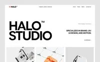 Halo Studio theme preview