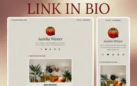 Index - Link in Bio theme preview