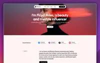 Influencio theme preview