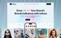Influso theme preview