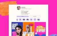 Instagrammer theme preview