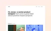 Jonas theme preview