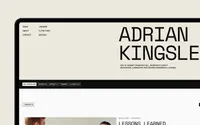 Kingsley theme preview
