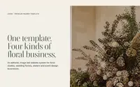 LÉORA Floral Studio theme preview