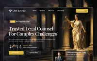 LAW JUSTICE theme preview