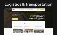 Logistics Transport theme preview