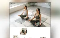 Lumina Yoga theme preview