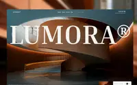 Lumora Studios theme preview